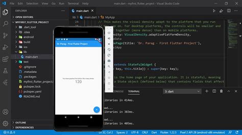 flutter and flatter|VS Code .